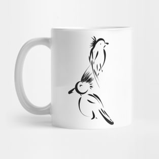 Minimal bird illustration Mug